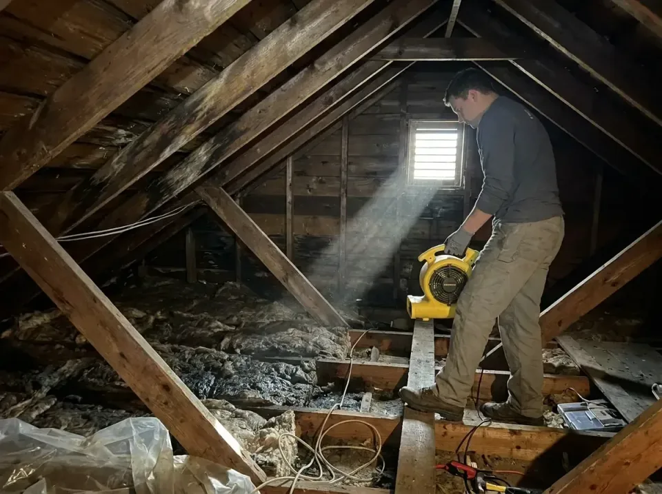 attic-water-damage-drying-proc-007 — frequently asked questions, Emergency Water Extraction & 24/7 Flood Response in Carle P…